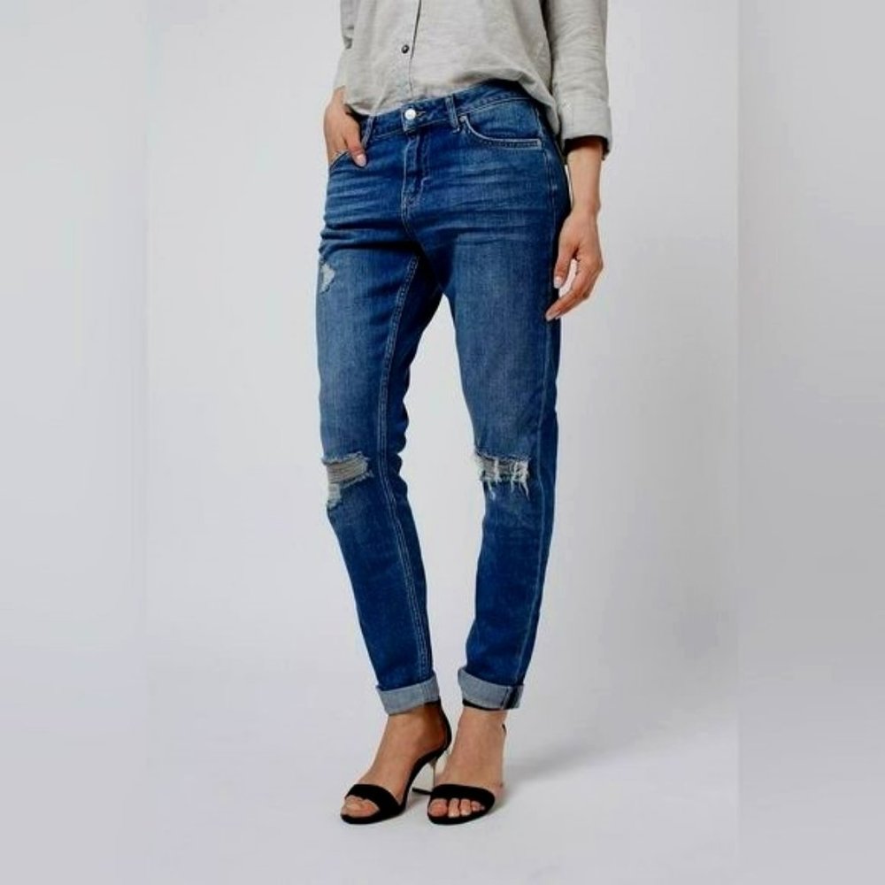 TOPSHOP Moto‎ Lucas Distressed Jean